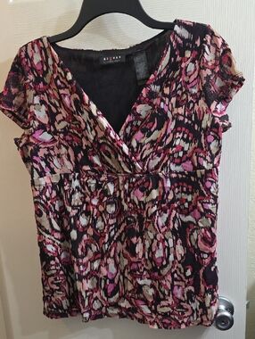 Axcess Black Top with Pink Accent Size L